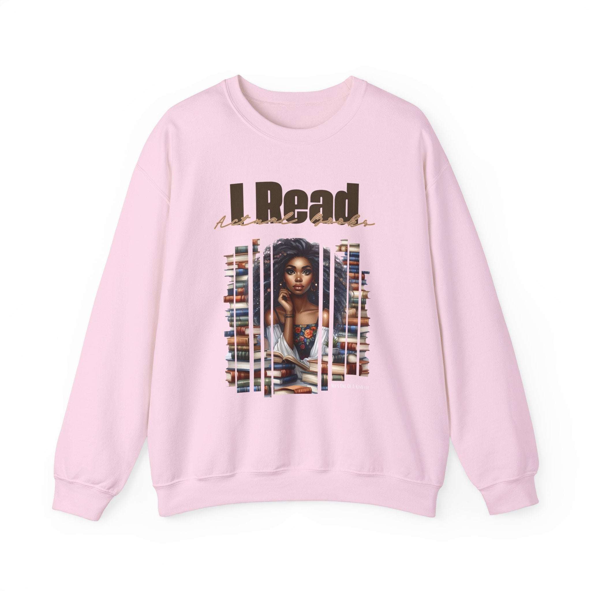 read actual books Unisex Heavy Blend™ Crewneck Sweatshirt